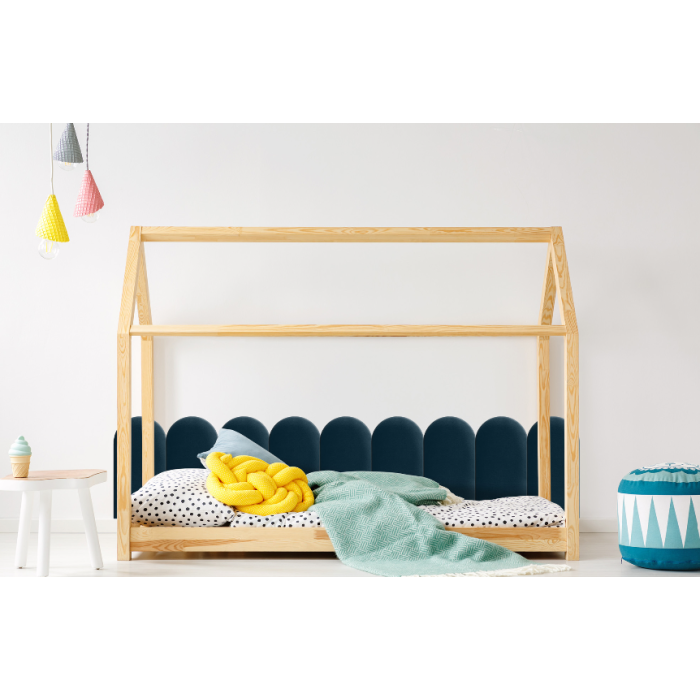Polsterpaneel Granatblau 30 cm